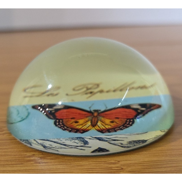 Home Essentials Round Decorative Butterfly Paperweight - Picture 7 of 11